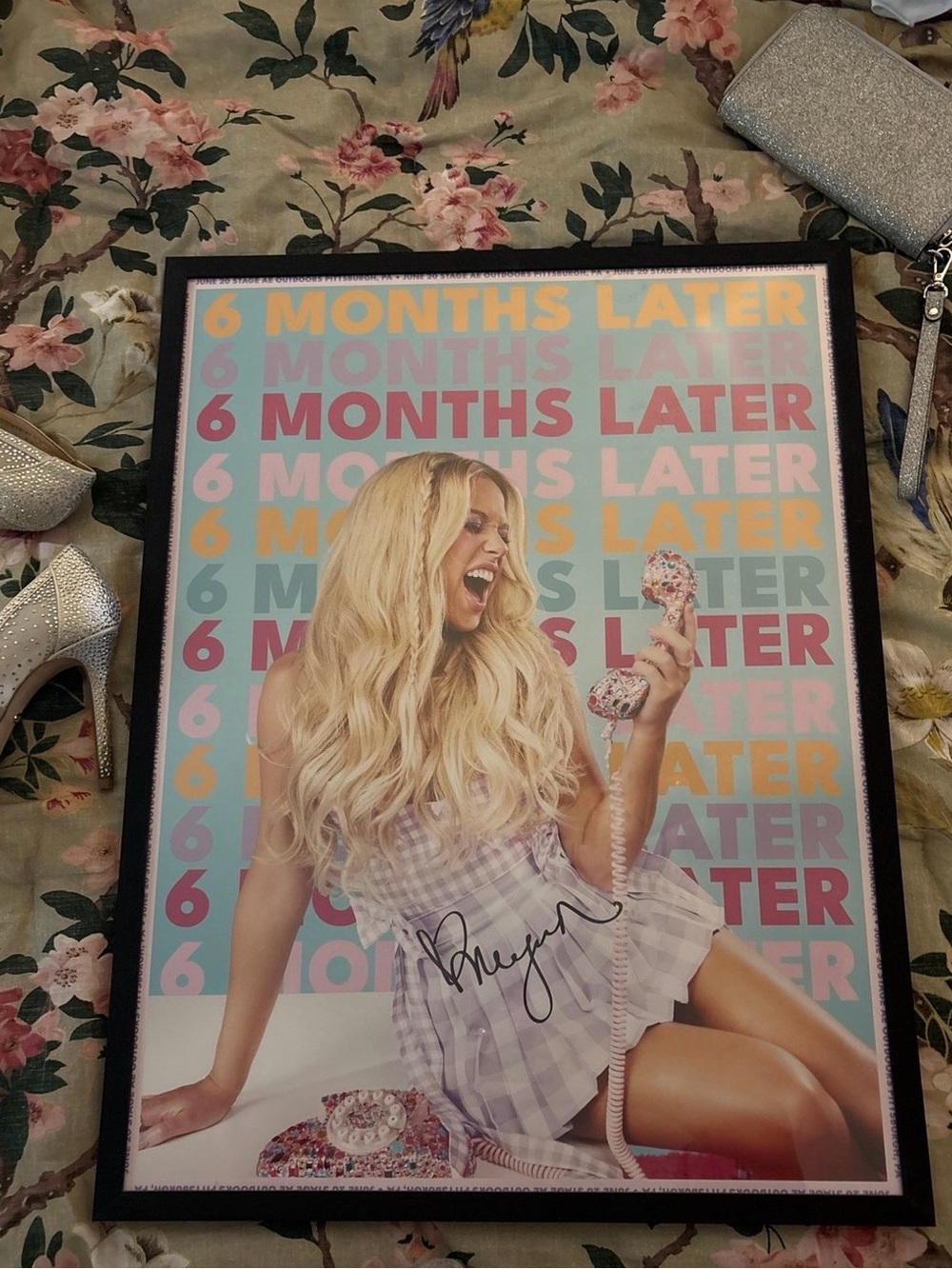 Autographed Megan Moroney '6 Months Later' Poster - Signed